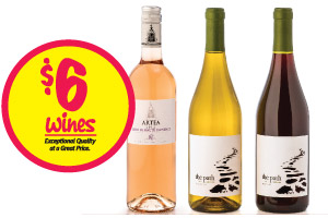6 dollar wine bottles
