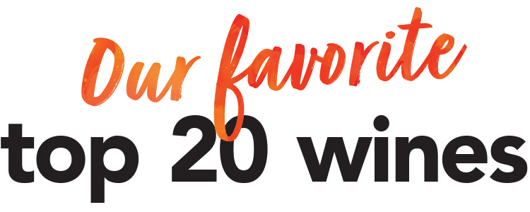 our favorite top 20 wines